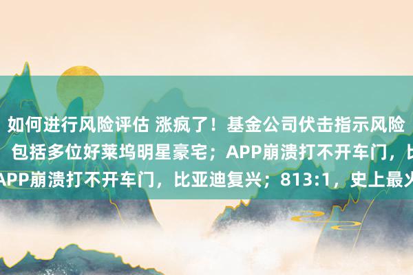 如何进行风险评估 涨疯了！基金公司伏击指示风险；1100栋房